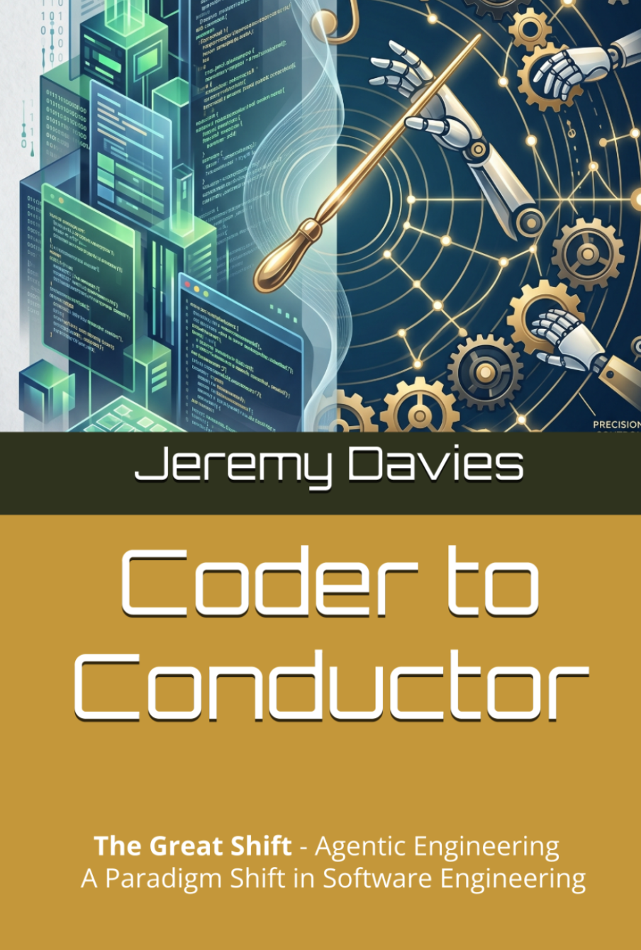 Coder to Conductor — book cover by Jeremy Davies